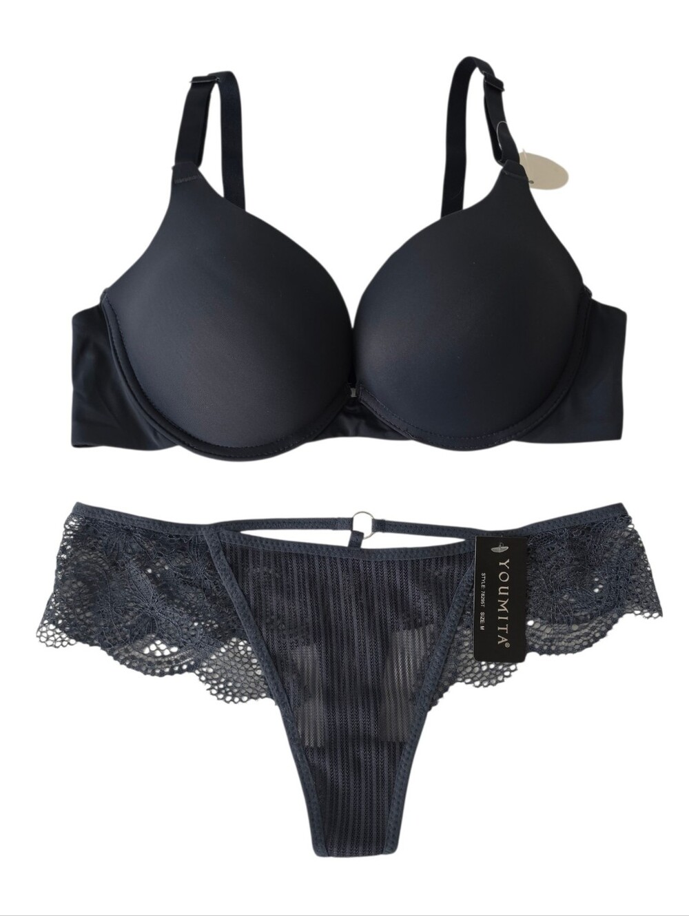 34C/M Extreme Push Up Bra Set